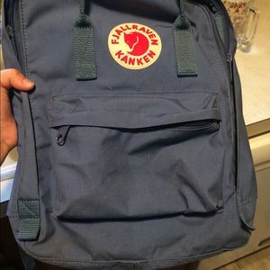 Fjallraven backpack.